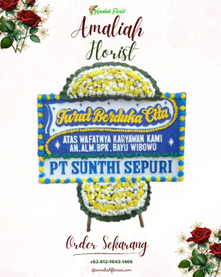 Papan Bunga Duka di Kairatu